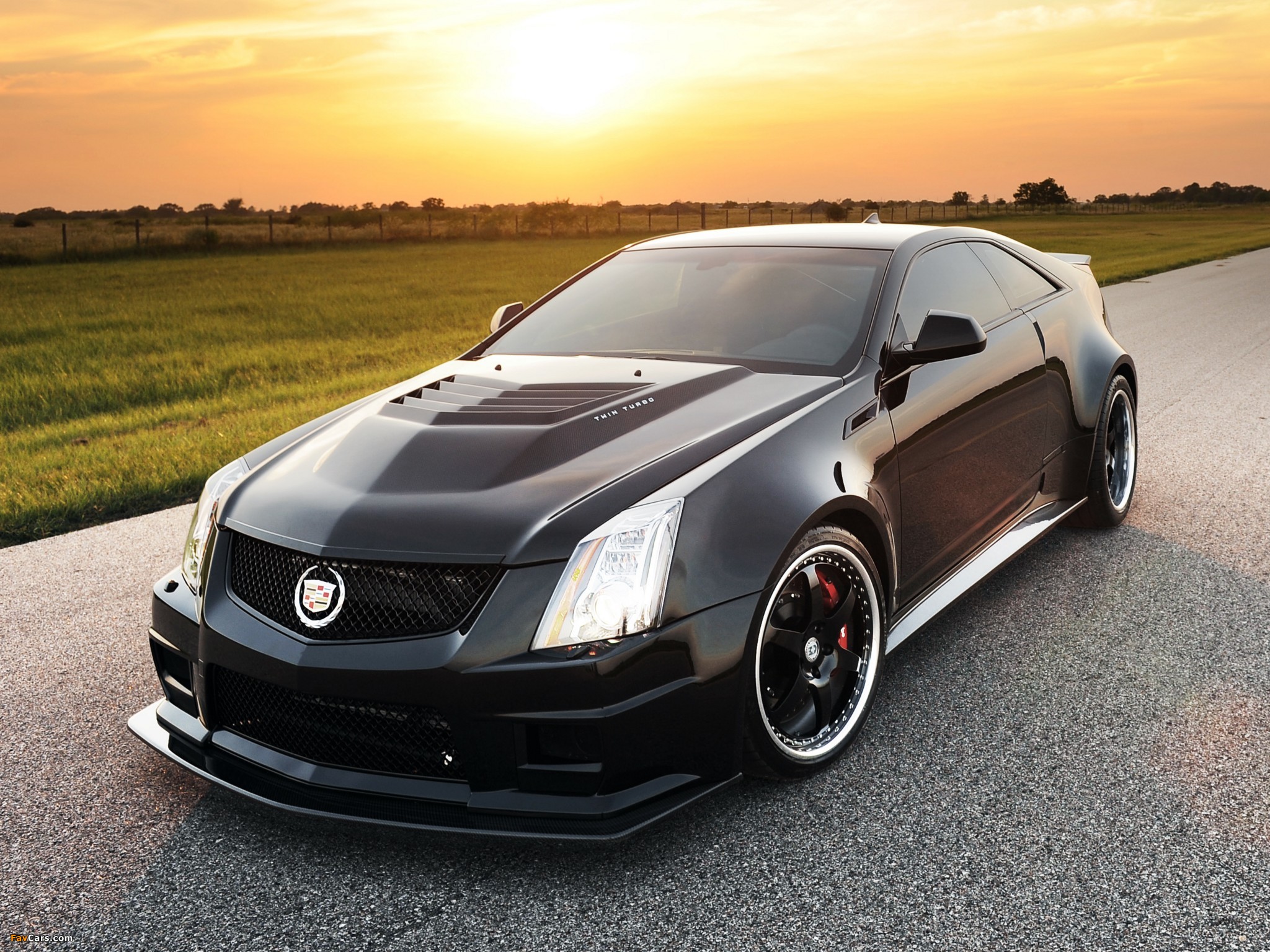 Hennessey Cadillac VR1200 Twin Turbo Coupe 2012 images (2048 x 1536)