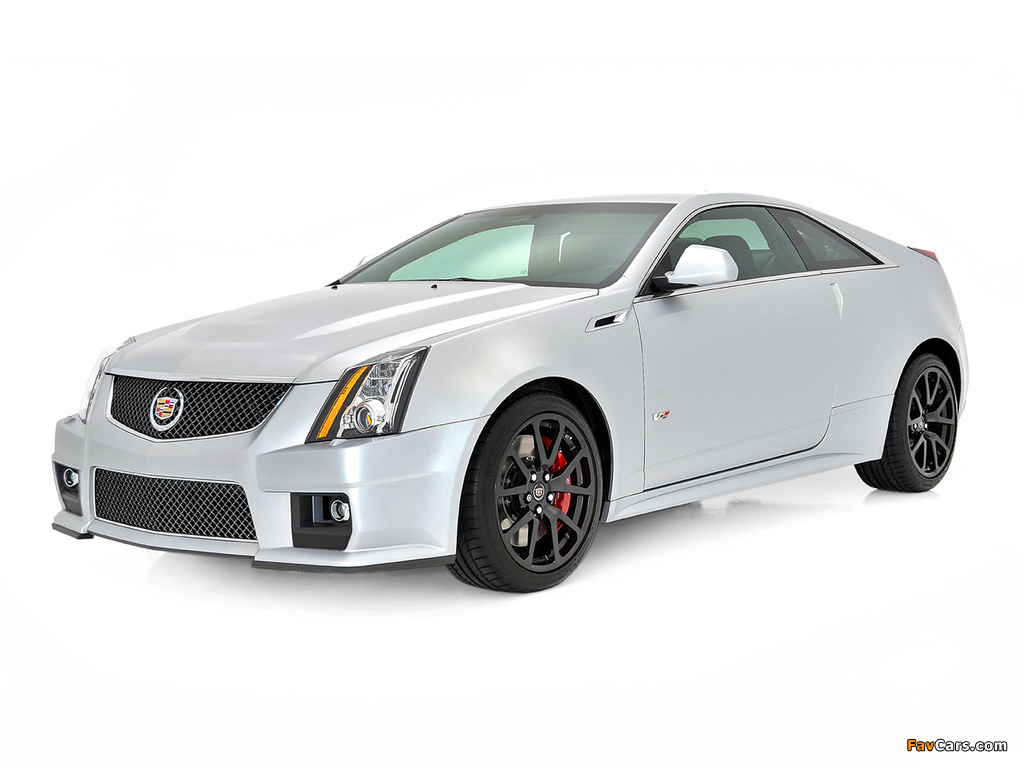 Cadillac CTS-V Coupe Silver Frost Edition 2013 images (1024 x 768)