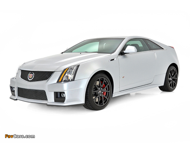 Cadillac CTS-V Coupe Silver Frost Edition 2013 images (640 x 480)