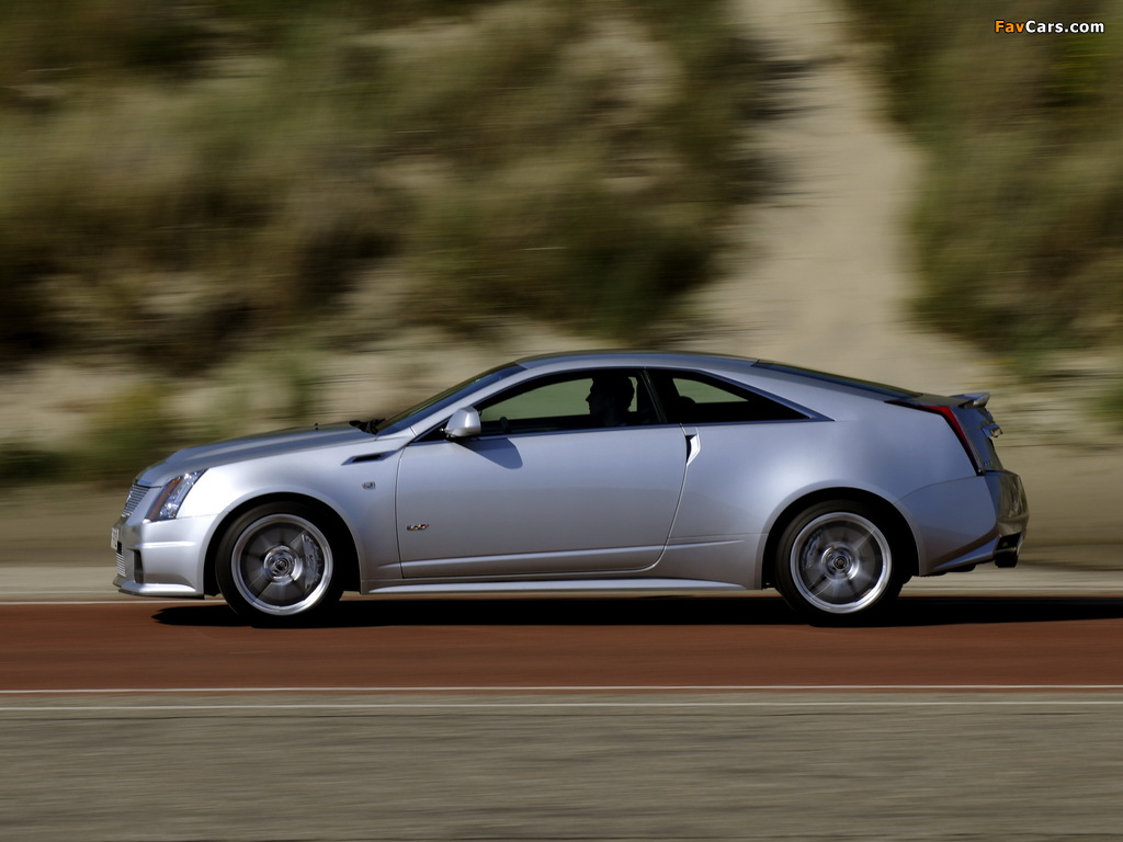 Images of Cadillac CTS-V Coupe EU-spec 2010 (1024 x 768)