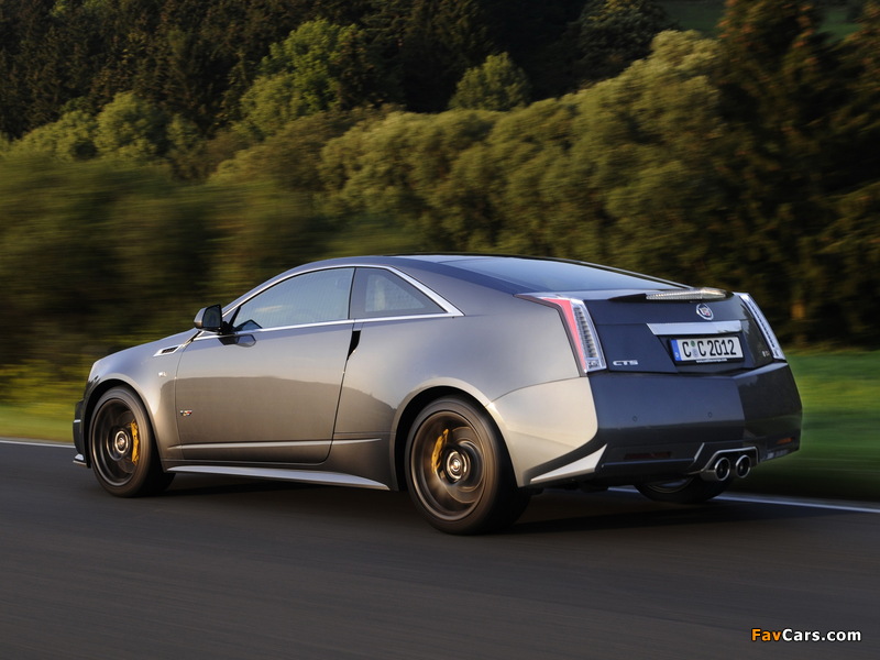 Images of Cadillac CTS-V Coupe Black Diamond EU-spec 2011 (800 x 600)