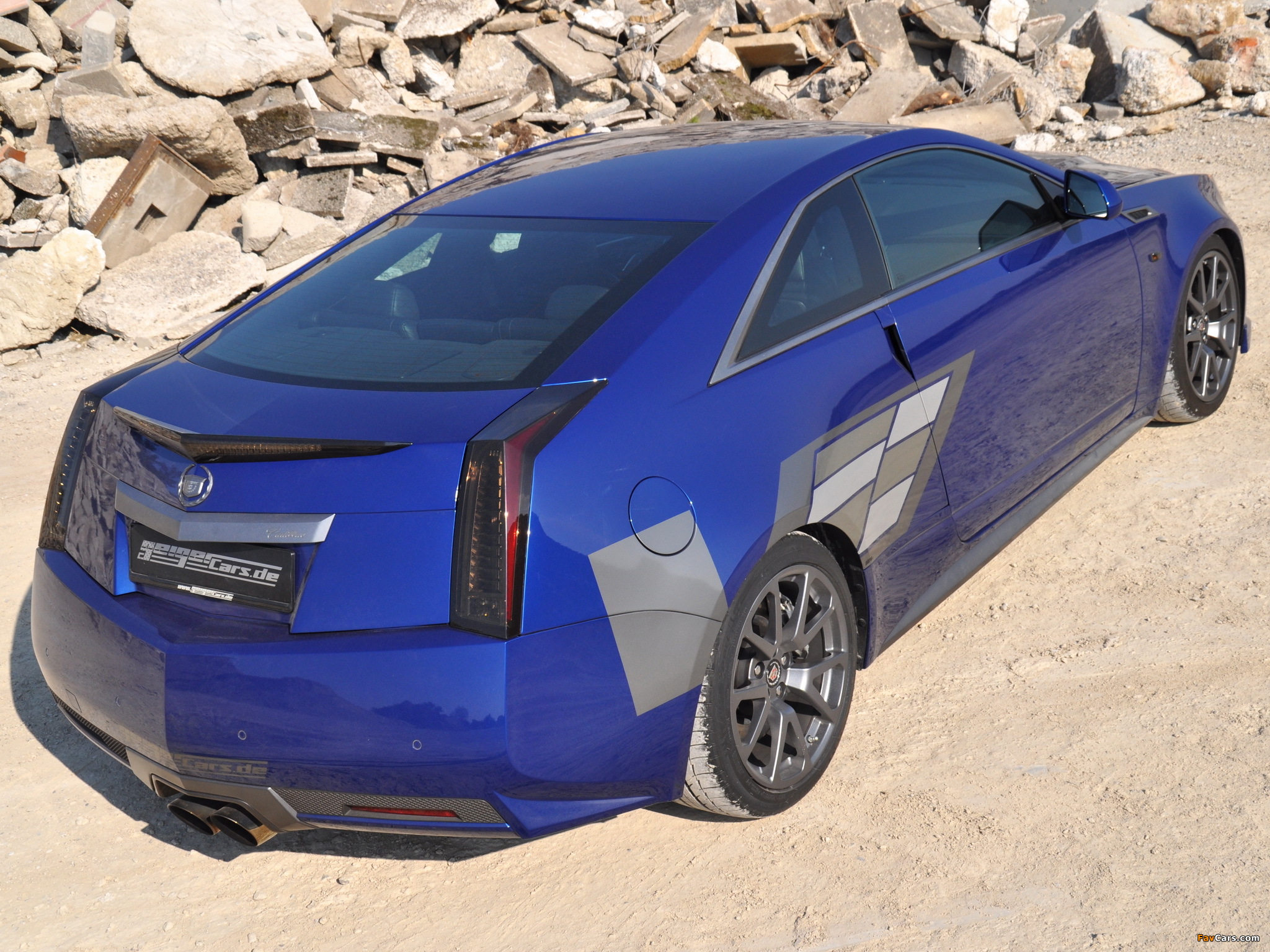 Images of Geiger Cadillac CTS-V Coupe Blue Brute 2011 (2048 x 1536)