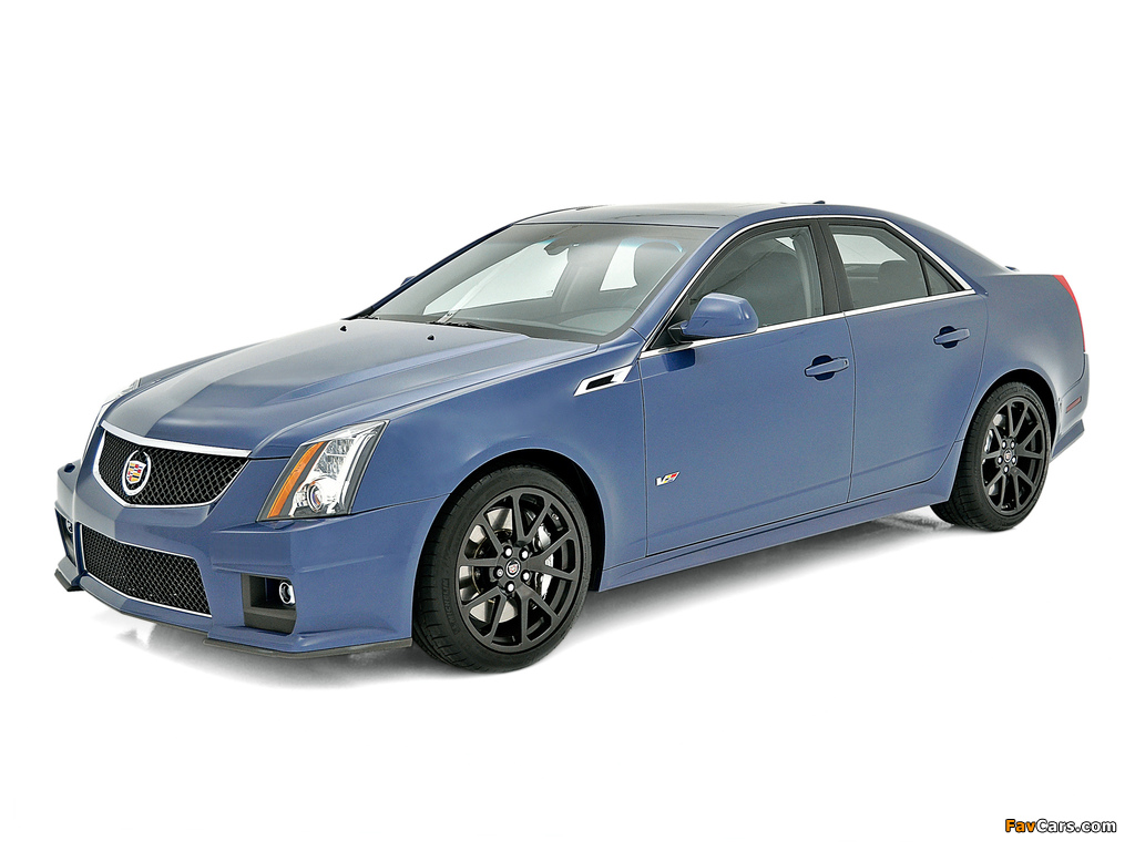 Images of Cadillac CTS-V Stealth Blue Edition 2013 (1024 x 768)