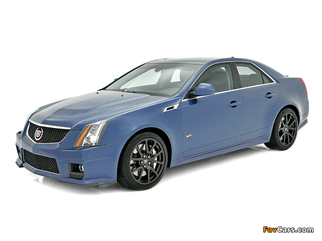 Images of Cadillac CTS-V Stealth Blue Edition 2013 (640 x 480)