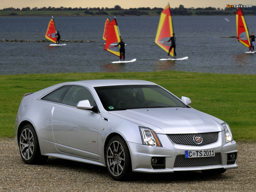 Photos of Cadillac CTS-V Coupe EU-spec 2010 (1024 x 768)