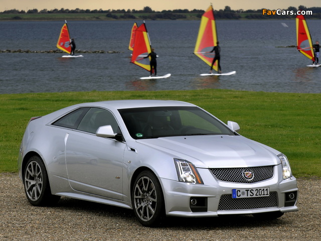 Photos of Cadillac CTS-V Coupe EU-spec 2010 (640 x 480)