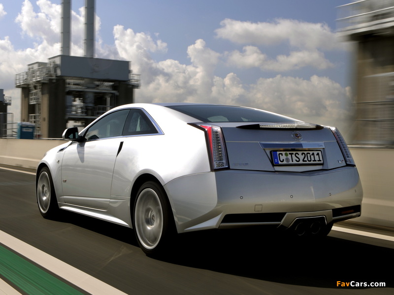 Photos of Cadillac CTS-V Coupe EU-spec 2010 (800 x 600)