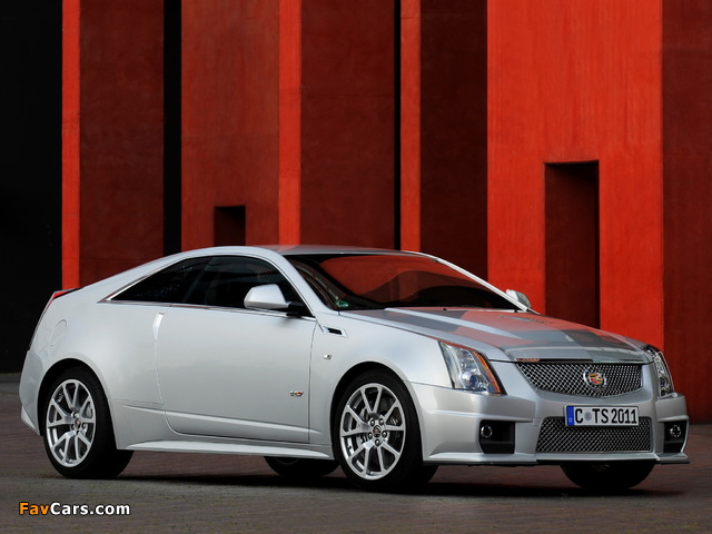 Photos of Cadillac CTS-V Coupe EU-spec 2010 (640 x 480)
