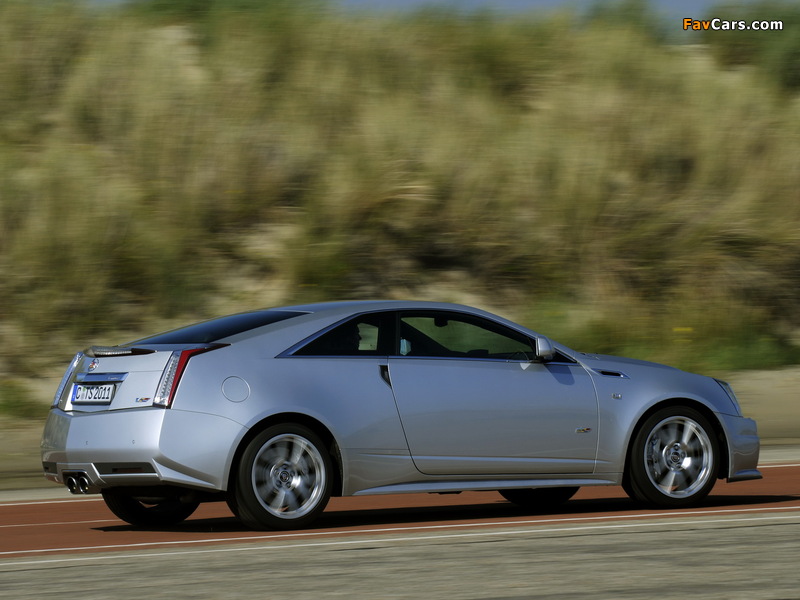 Photos of Cadillac CTS-V Coupe EU-spec 2010 (800 x 600)