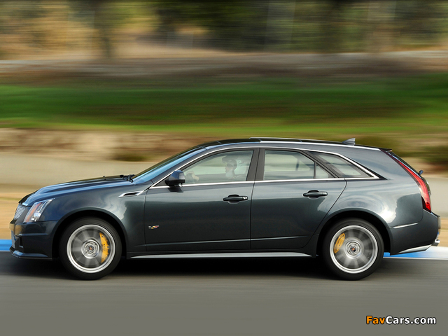 Photos of Cadillac CTS-V Sport Wagon 2010 (640 x 480)
