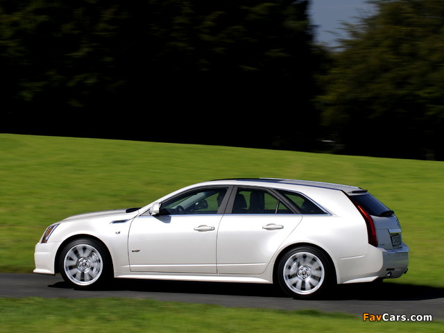 Photos of Cadillac CTS-V Sport Wagon EU-spec 2010 (640 x 480)