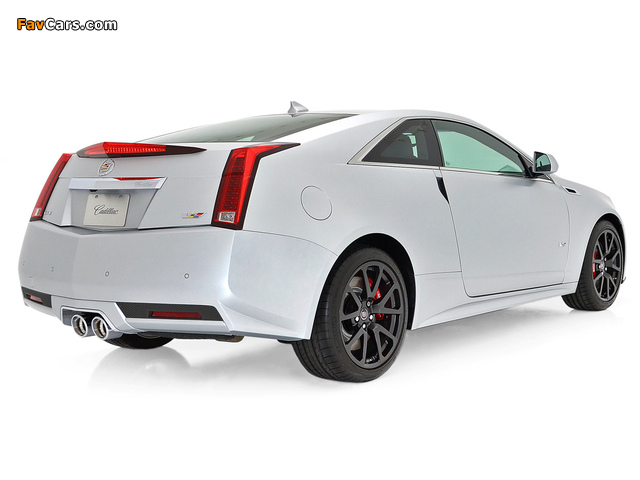 Photos of Cadillac CTS-V Coupe Silver Frost Edition 2013 (640 x 480)