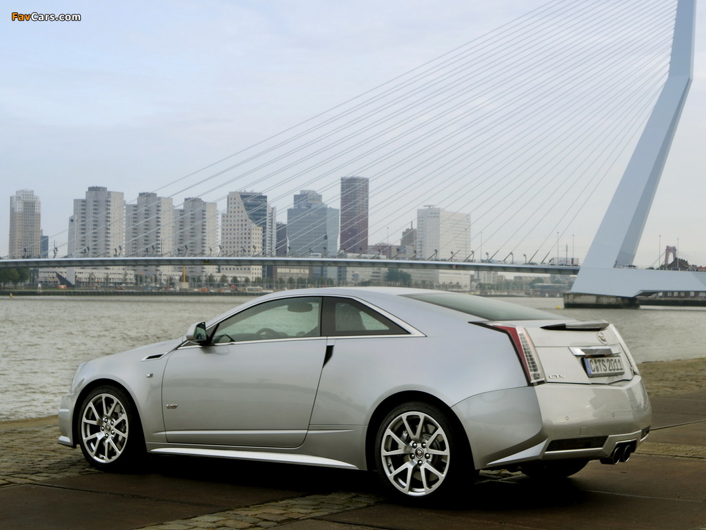 Pictures of Cadillac CTS-V Coupe EU-spec 2010 (1024 x 768)