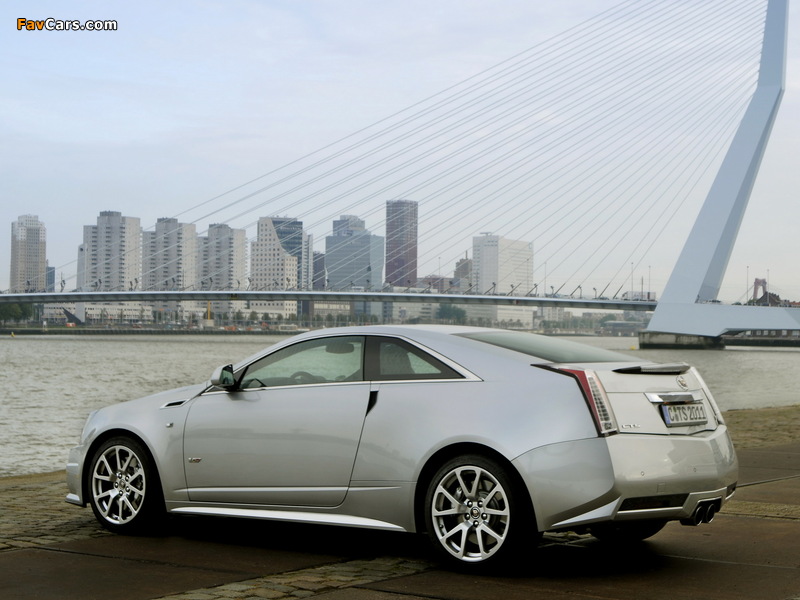 Pictures of Cadillac CTS-V Coupe EU-spec 2010 (800 x 600)
