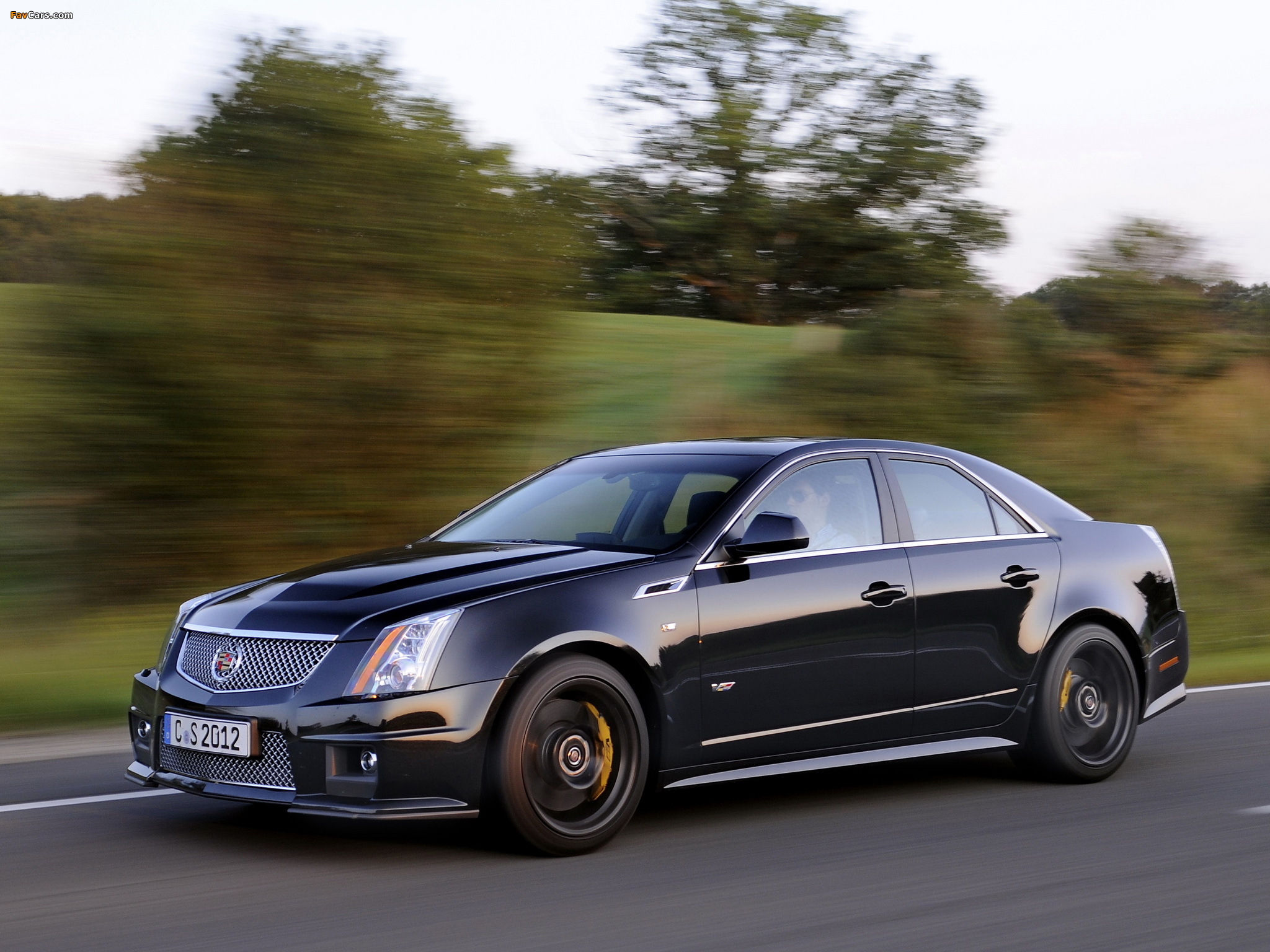 Pictures of Cadillac CTS-V EU-spec 2010 (2048 x 1536)