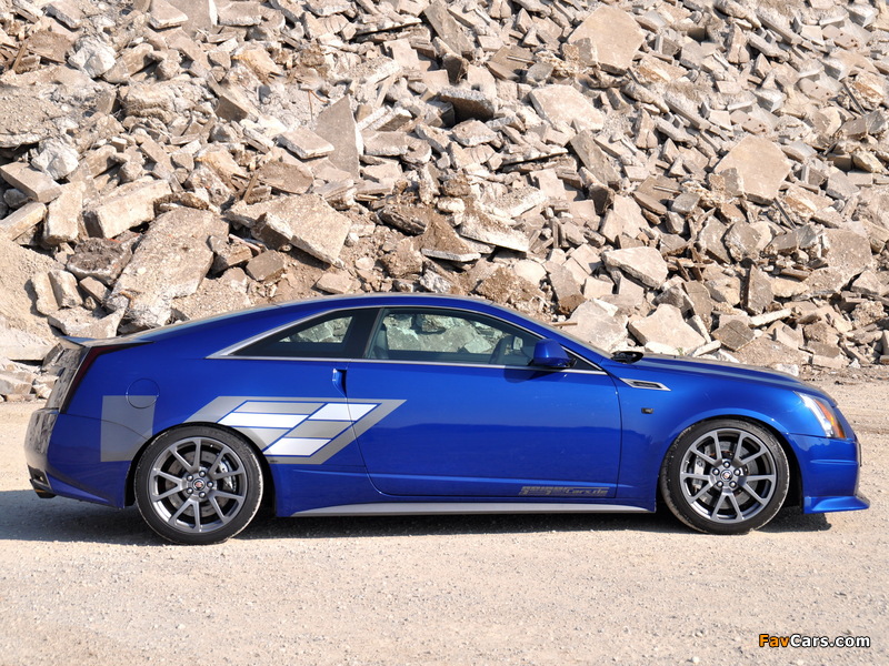 Pictures of Geiger Cadillac CTS-V Coupe Blue Brute 2011 (800 x 600)