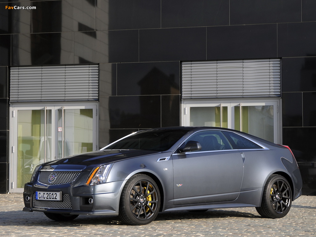 Pictures of Cadillac CTS-V Coupe Black Diamond EU-spec 2011 (1024 x 768)