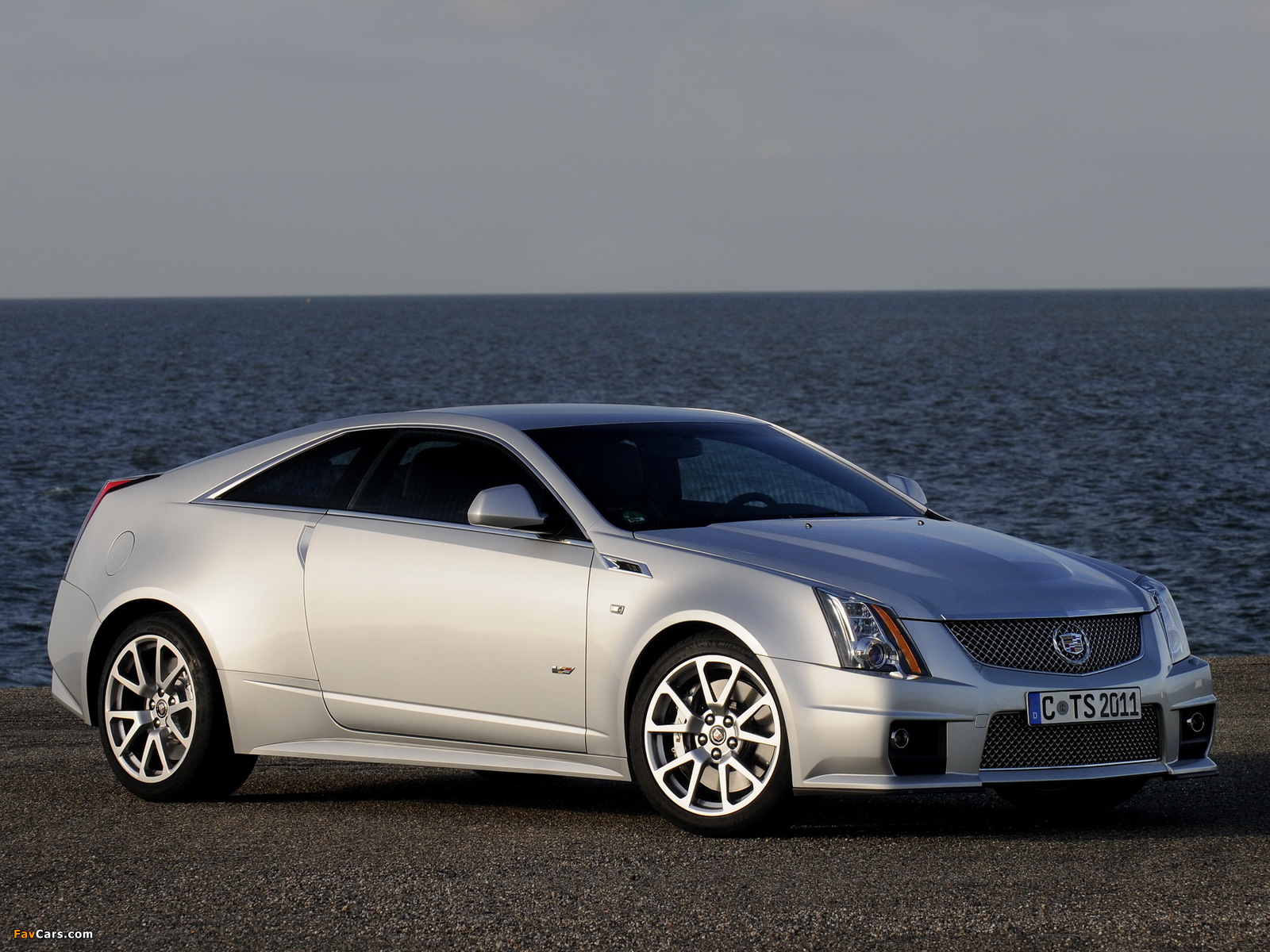 Cadillac CTS-V Coupe EU-spec 2010 wallpapers (1600 x 1200)