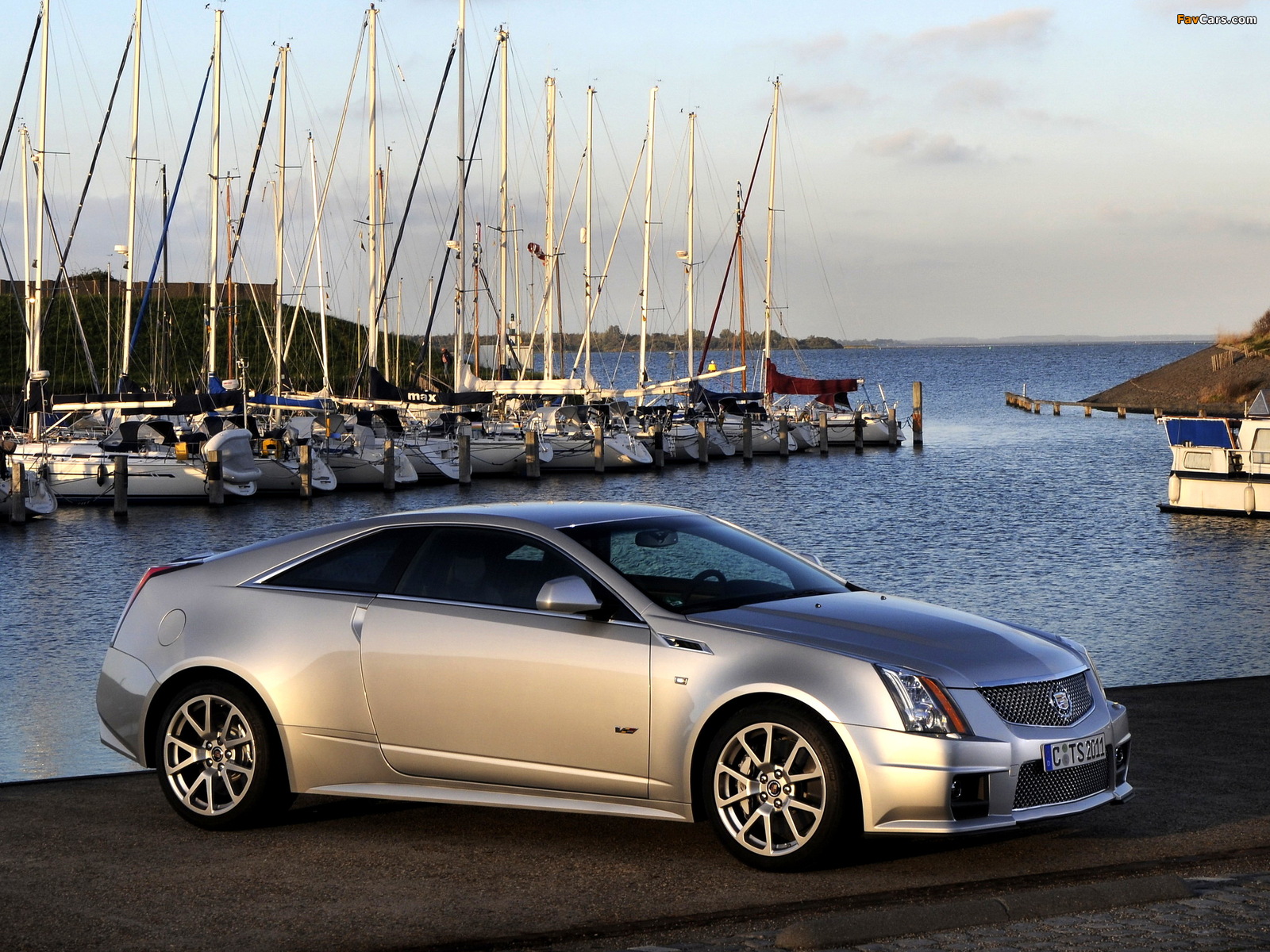 Cadillac CTS-V Coupe EU-spec 2010 wallpapers (1600 x 1200)