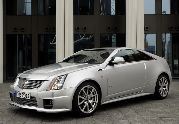 Cadillac CTS-V Coupe EU-spec 2010 wallpapers