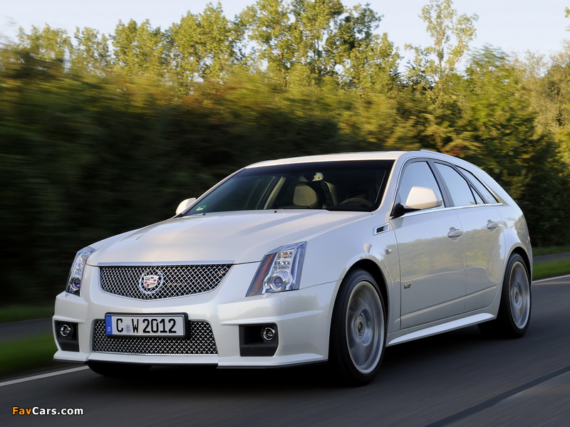 Cadillac CTS-V Sport Wagon EU-spec 2010 wallpapers (800 x 600)