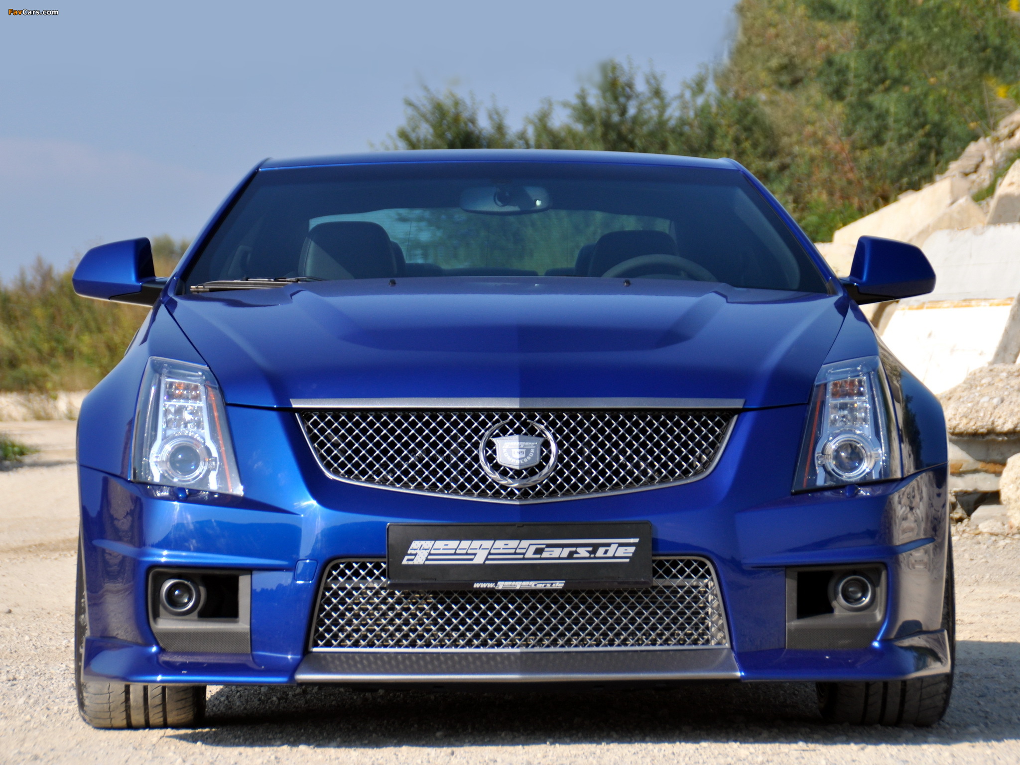 Geiger Cadillac CTS-V Coupe Blue Brute 2011 wallpapers (2048 x 1536)