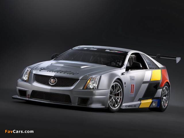 Cadillac CTS-V Coupe Race Car 2011 wallpapers (640 x 480)