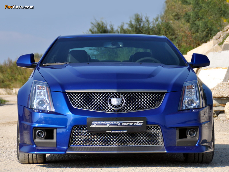 Geiger Cadillac CTS-V Coupe Blue Brute 2011 wallpapers (800 x 600)