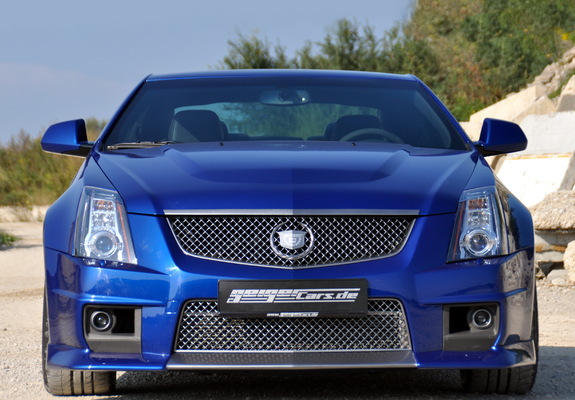 Geiger Cadillac CTS-V Coupe Blue Brute 2011 wallpapers