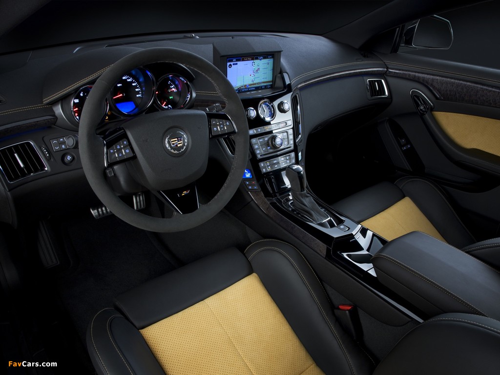 Cadillac CTS-V Coupe Black Diamond 2011 wallpapers (1024 x 768)