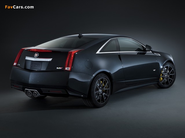 Cadillac CTS-V Coupe Black Diamond 2011 wallpapers (640 x 480)