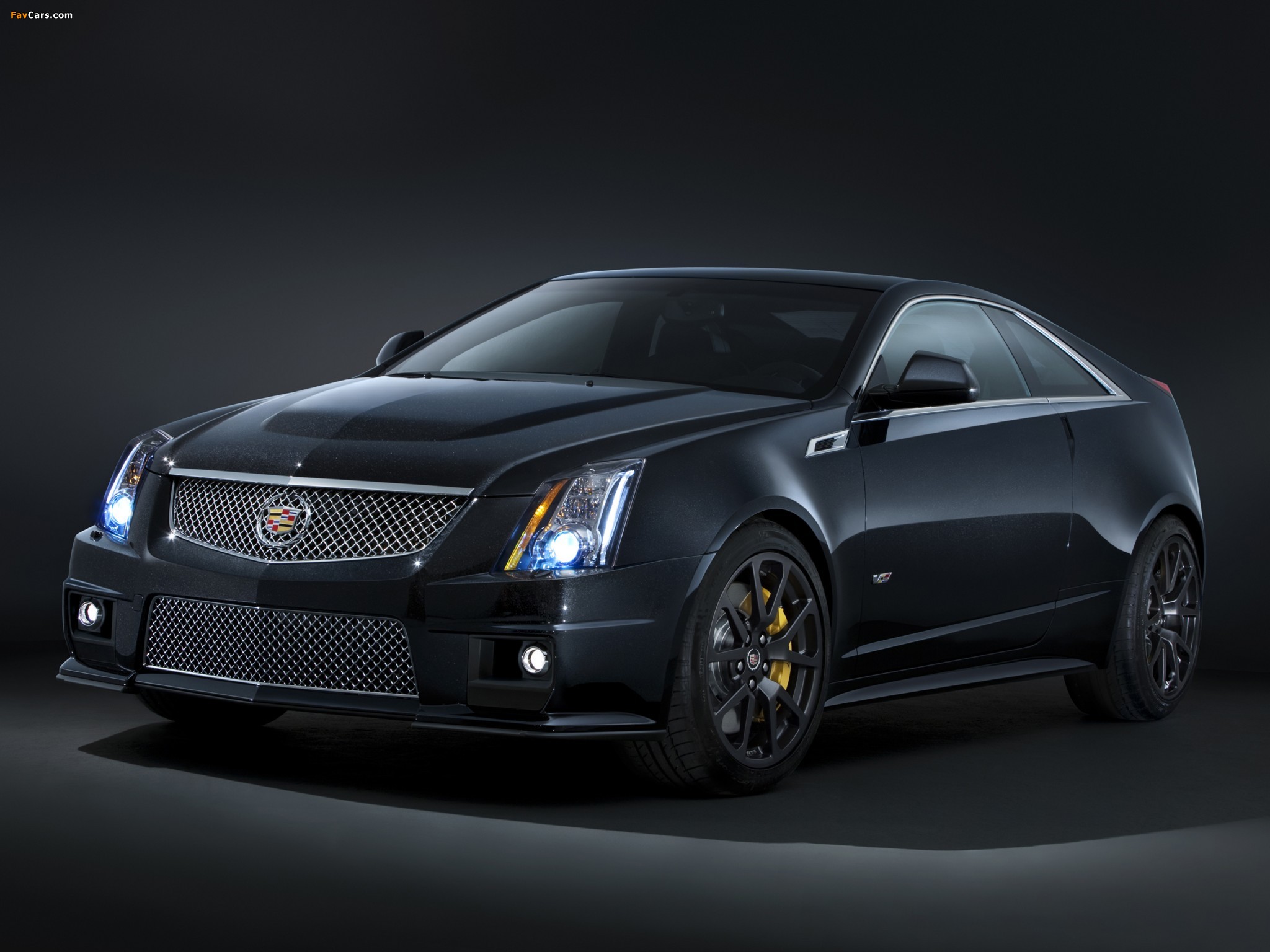 Cadillac CTS-V Coupe Black Diamond 2011 wallpapers (2048 x 1536)
