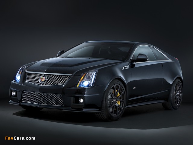 Cadillac CTS-V Coupe Black Diamond 2011 wallpapers (640 x 480)