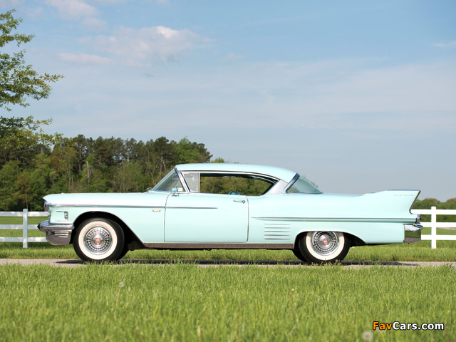 Cadillac Sixty-Two Coupe de Ville 1958 pictures (640 x 480)