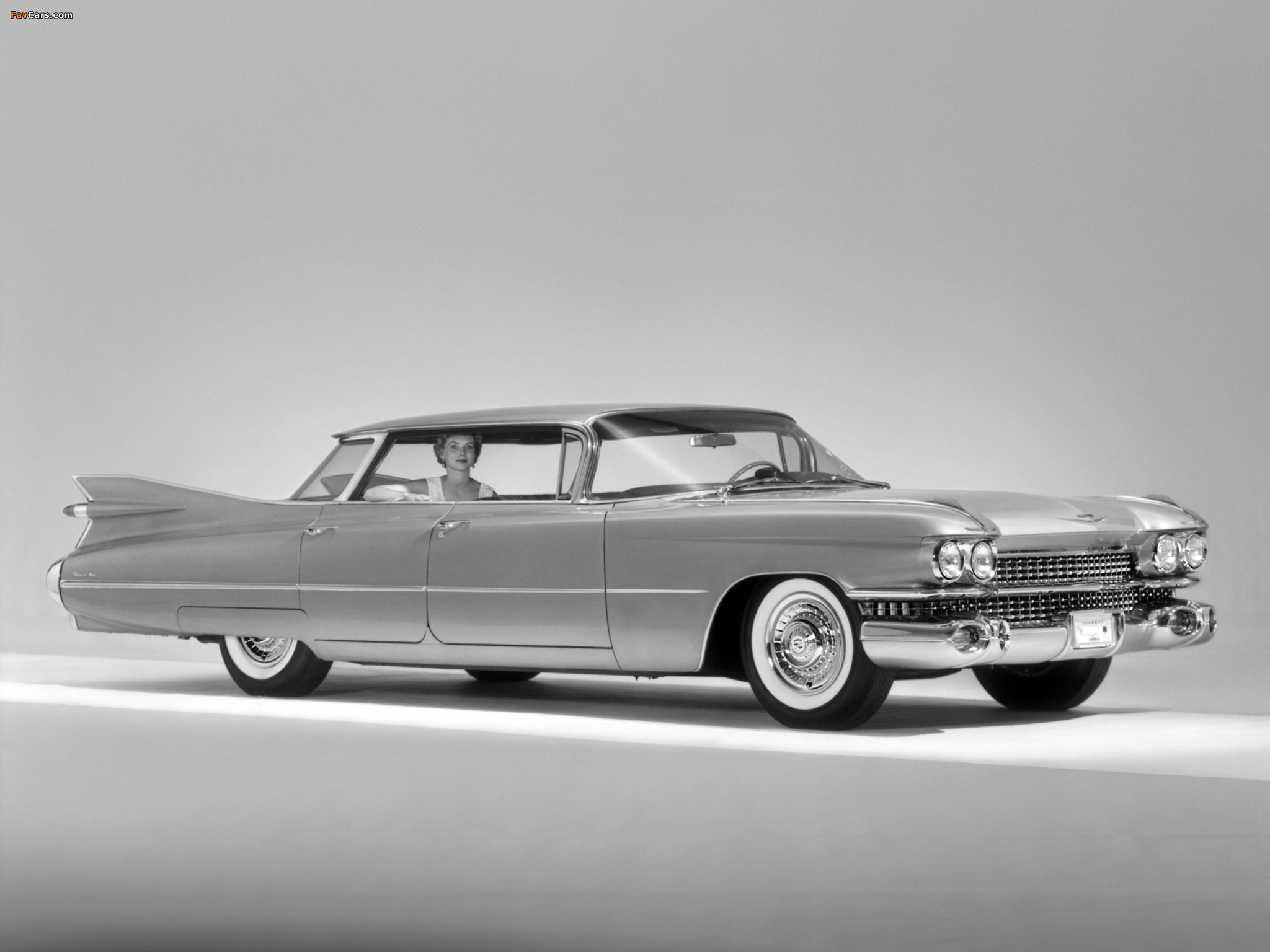 Cadillac DeVille 4-window Sedan (6339B) 1959 pictures (2048 x 1536)