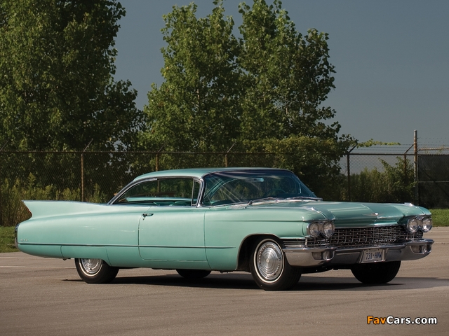 Cadillac Sixty-Two Coupe de Ville 1960 pictures (640 x 480)