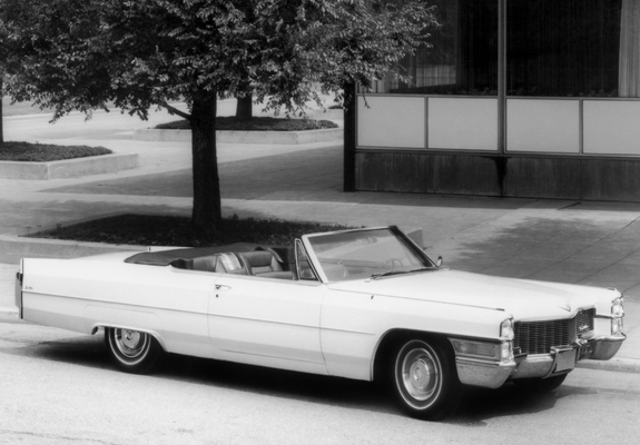 Cadillac de Ville Convertible (68367-F) 1965 photos