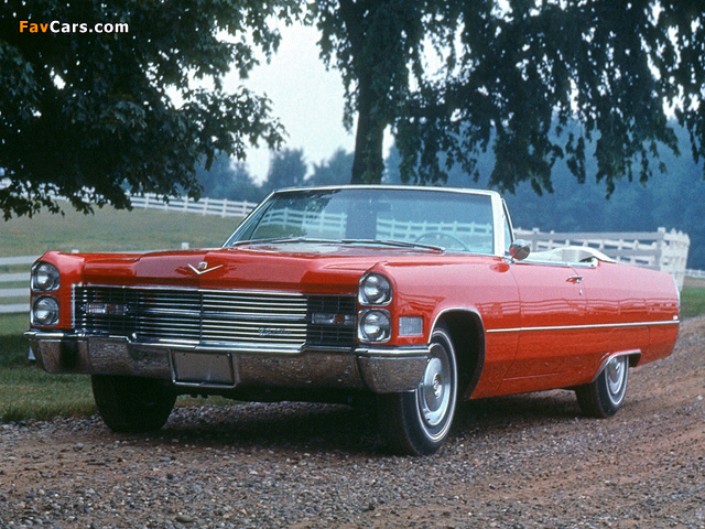 Cadillac de Ville Convertible 1966 pictures (640 x 480)
