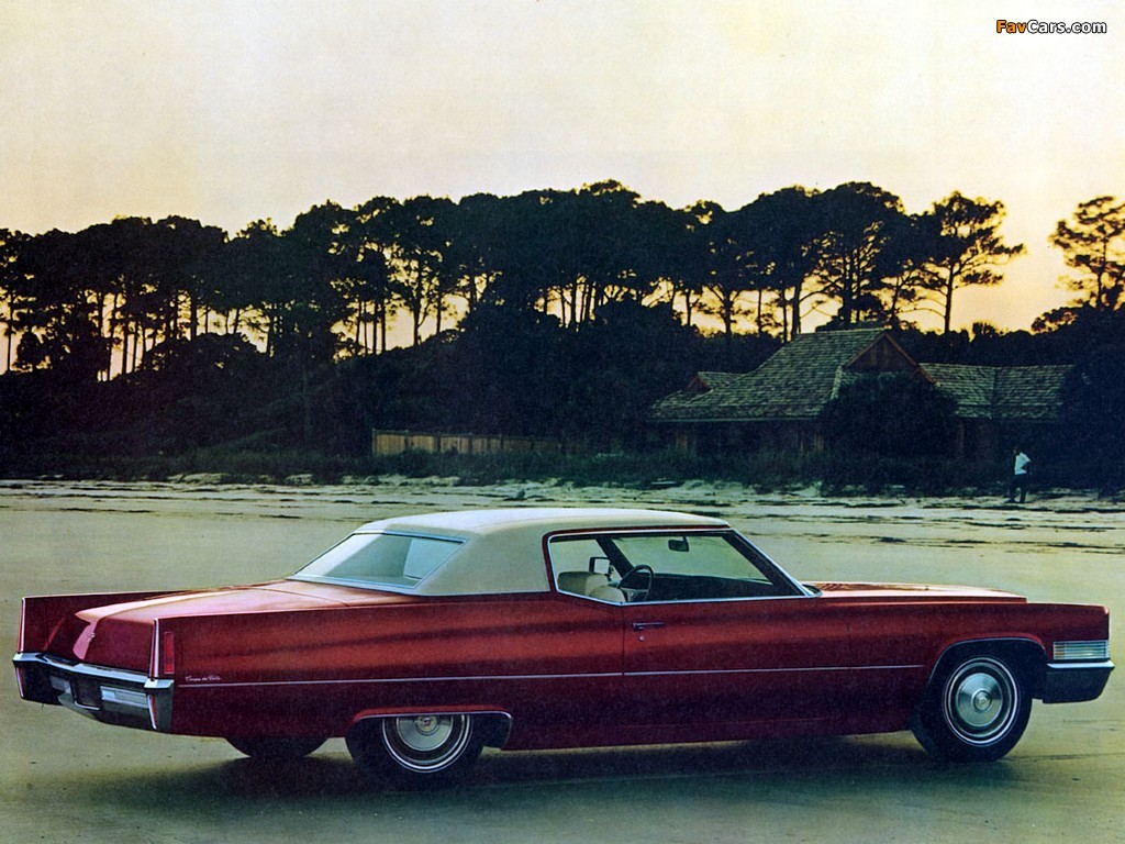 Cadillac Coupe de Ville (68347J) 1970 photos (1024 x 768)