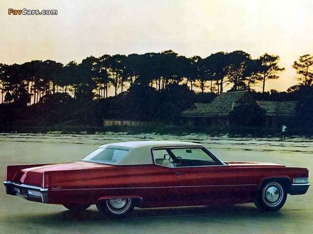 Cadillac Coupe de Ville (68347J) 1970 photos (640 x 480)