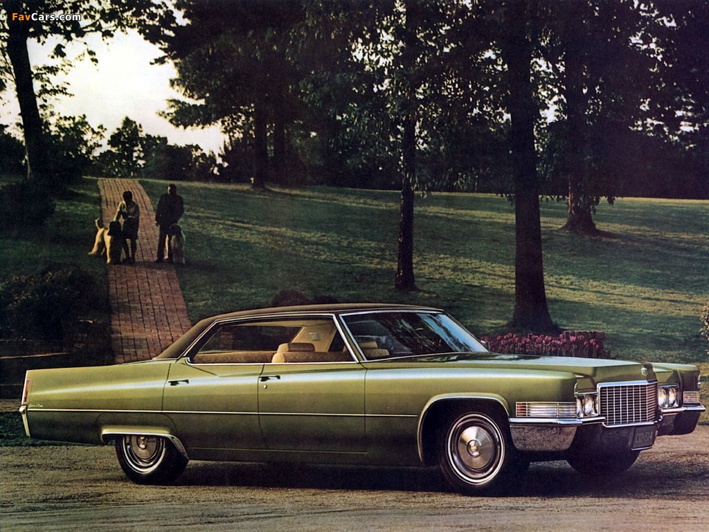 Cadillac Hardtop Sedan de Ville 1970 wallpapers (1024 x 768)