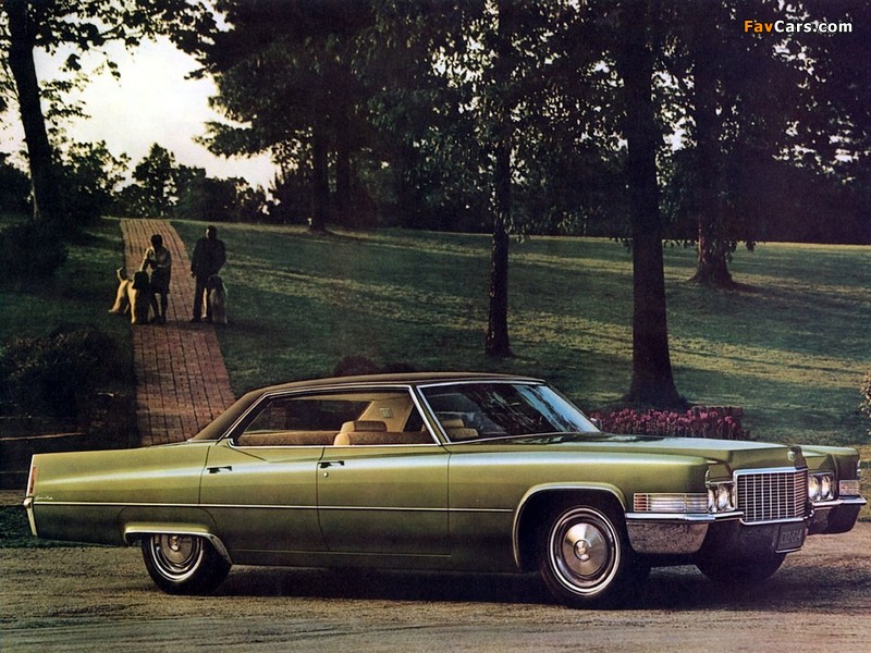 Cadillac Hardtop Sedan de Ville 1970 wallpapers (800 x 600)
