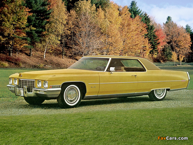 Cadillac Coupe de Ville (68347J) 1971 photos (640 x 480)