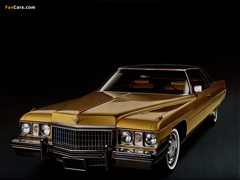 Cadillac Coupe de Ville (D47/J) 1973 pictures (800 x 600)