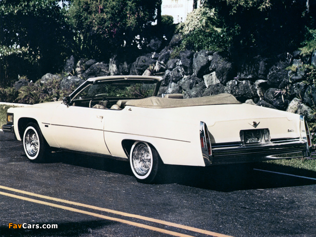 Cadillac DeVille Convertible by American Custom Coachworks 1979 wallpapers (640 x 480)