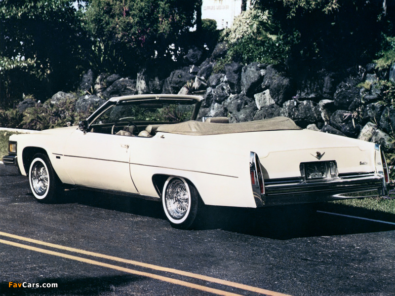 Cadillac DeVille Convertible by American Custom Coachworks 1979 wallpapers (800 x 600)