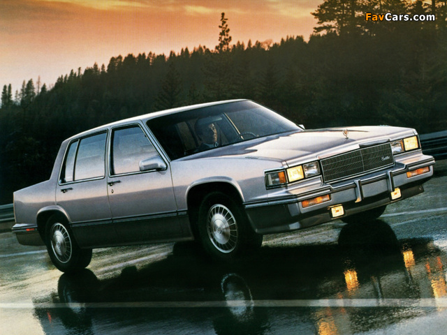 Cadillac DeVille Touring Sedan (D69) 1986 images (640 x 480)