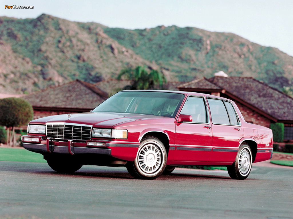 Cadillac Sedan de Ville 1989–93 photos (1024 x 768)