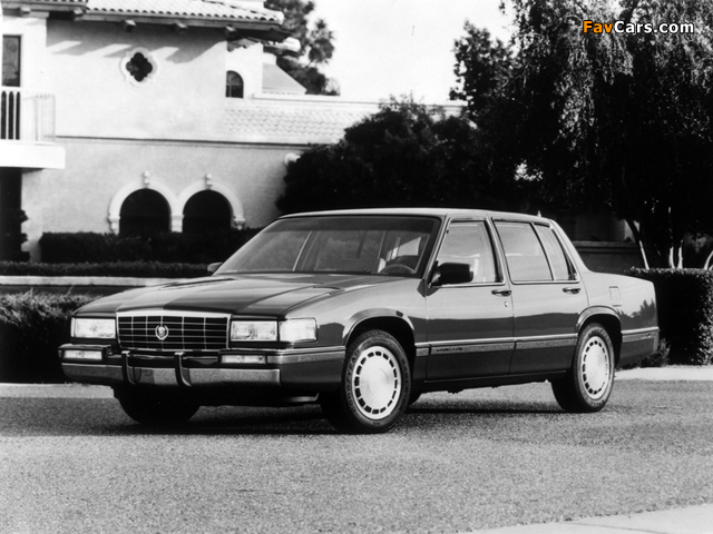 Cadillac Sedan de Ville 1989–93 wallpapers (640 x 480)