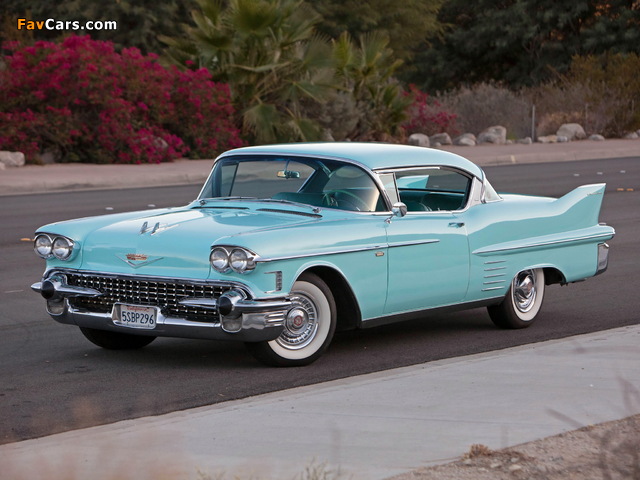 Images of Cadillac Sixty-Two Coupe de Ville 1958 (640 x 480)